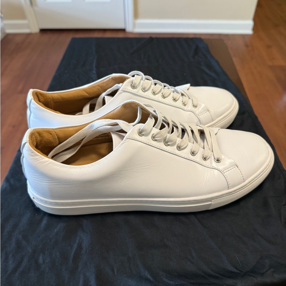 Thursday Boot Company White and Tan Sneakers